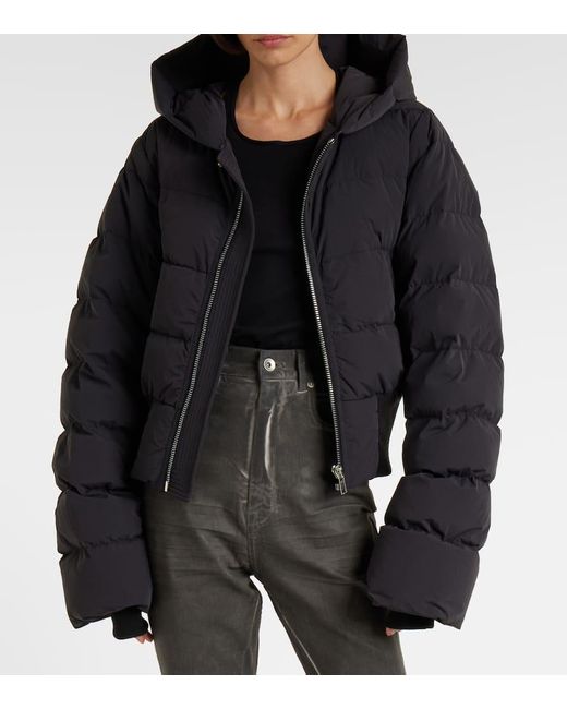 Piumino Con Cappuccio di Rick Owens in Black