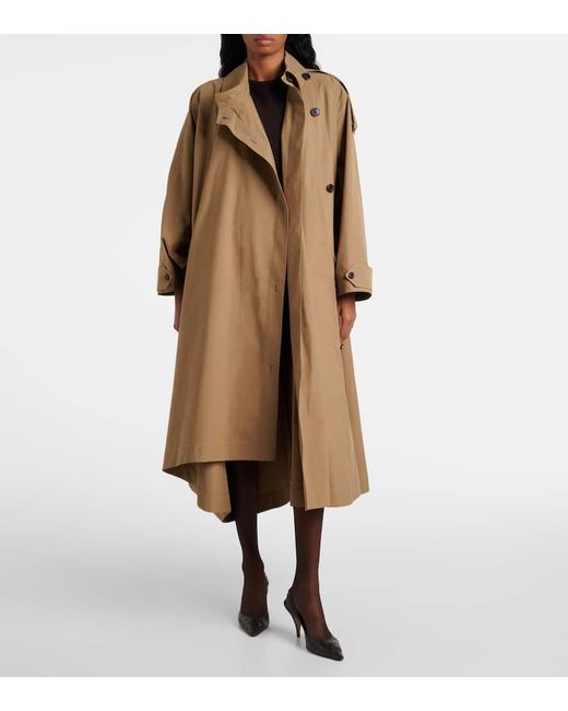 CRAZE Runway femmes automne Trench haut contraste imprimé avec ceinture