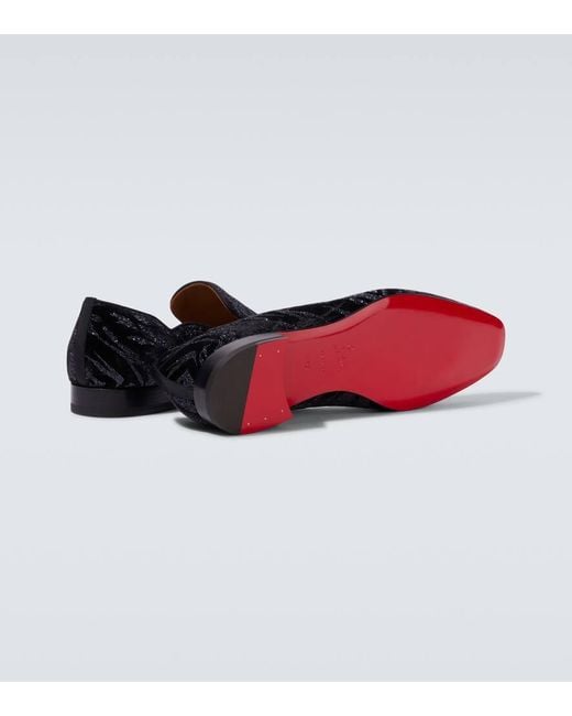 Mocassini Dandy Chic Orlato di Christian Louboutin in Black da Uomo