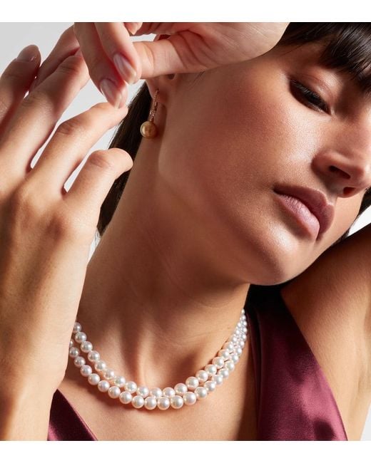 Mikimoto White 18Kt Necklace With Pearls