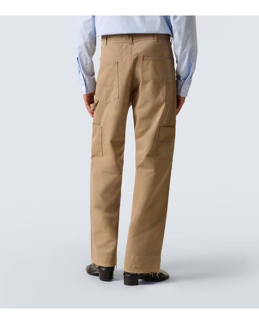 Maison Margiela Mid-Rise Wide-Leg Jeans in Natural für Herren