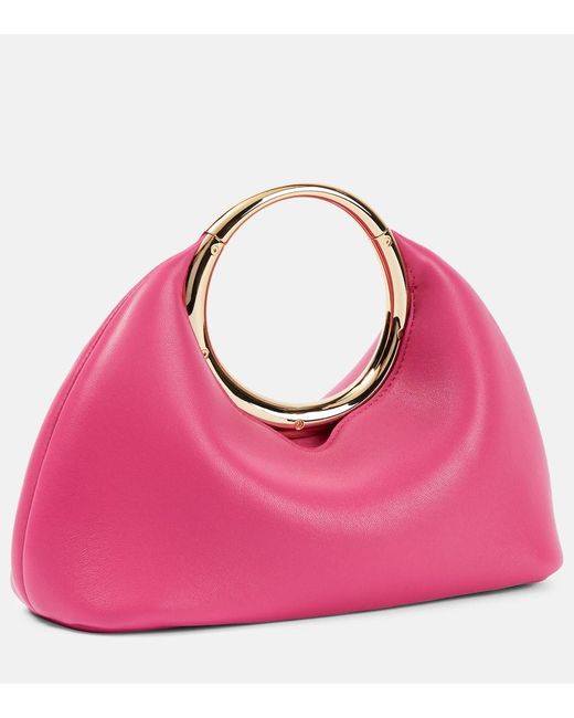 Jacquemus Pink Le Petit Calino Mini Leather Tote Bag