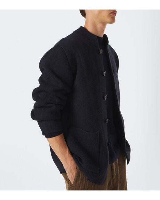 Lisa Yang Blue Leif Cashmere Jacket for men