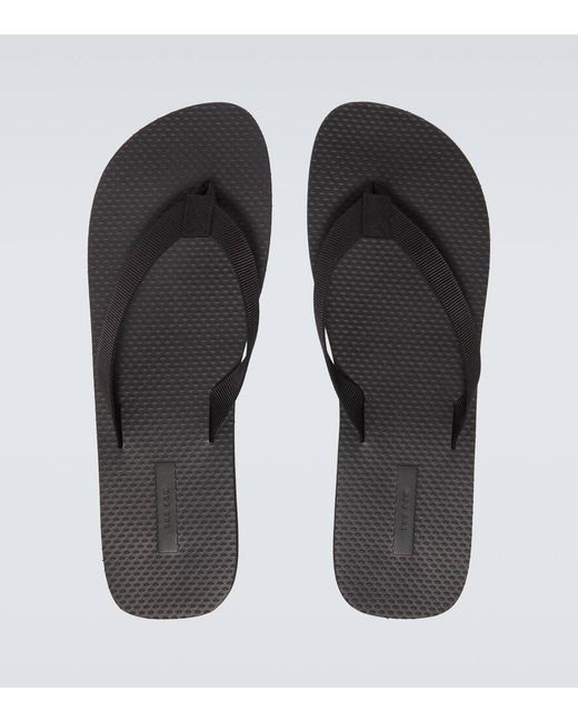 The Row Dune Grosgrain Thong Sandals in Brown for Men | Lyst