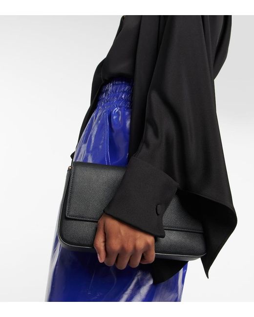 Tom Ford Black Cutout Silk Crepe Bodysuit