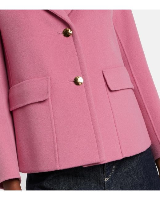 Max Mara Pink Wool Jacket