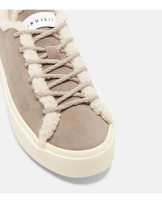 Zapatillas Con Borrego Inuikii de color Natural