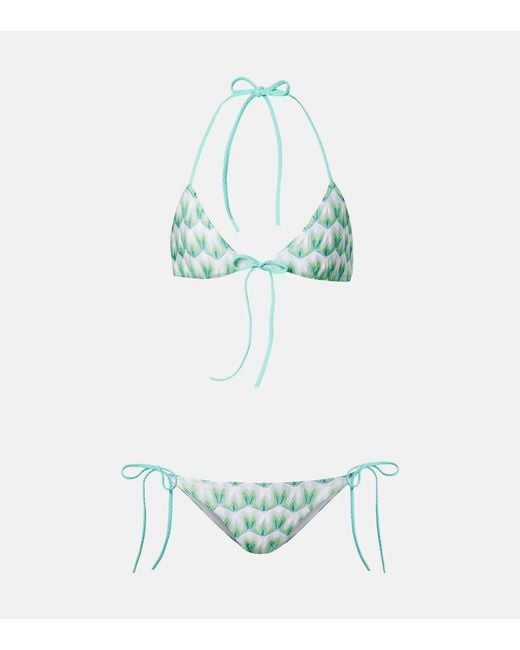 Missoni Green Knitted Bikini