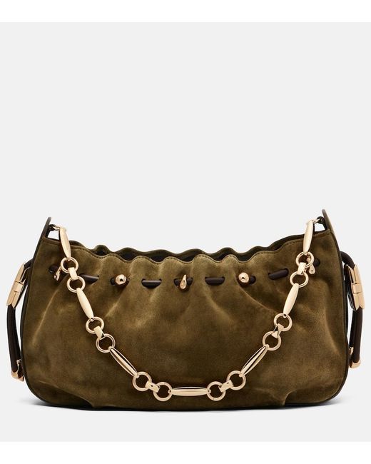 Zimmermann Brown Halcyon Suede Shoulder Bag