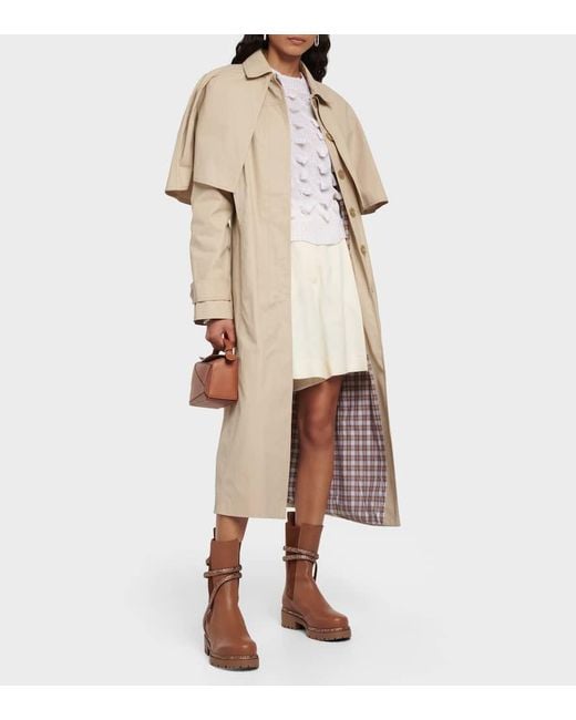 Bottes Chelsea En Cuir Embelli 40 Mm Rene Caovilla en coloris Brown