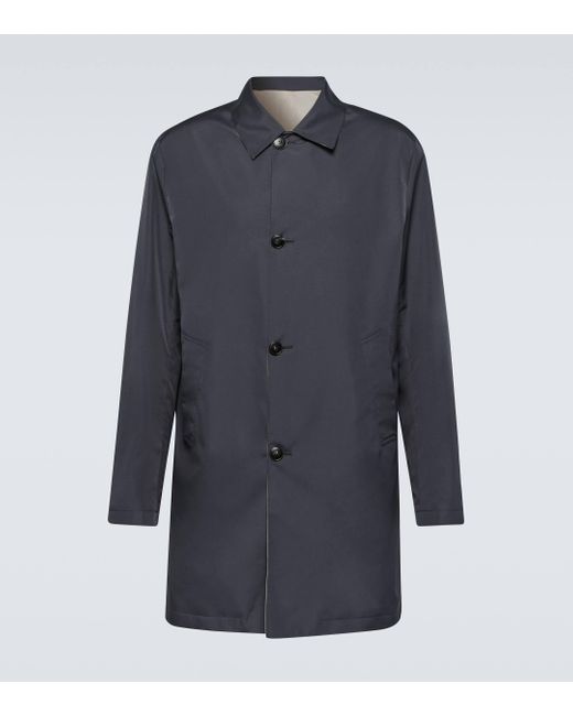 Trench-coat reversible Canali pour homme en coloris Blue