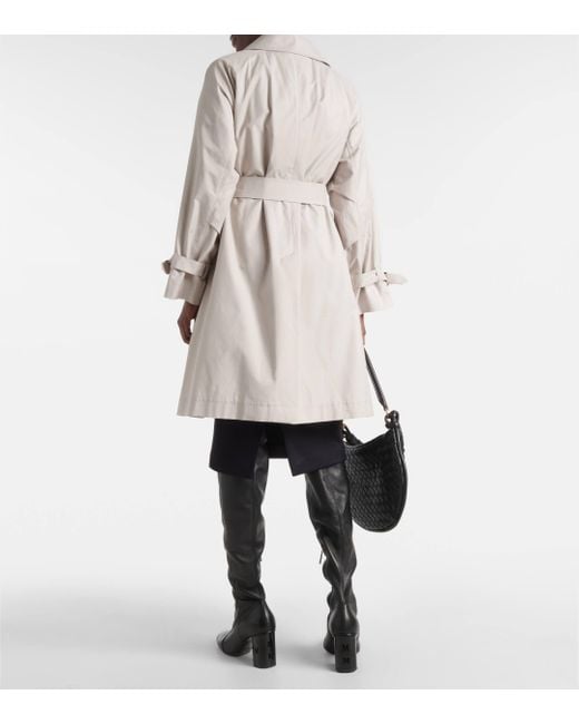 Max Mara Natural The Cube Titrench Cotton-blend Trench Coat