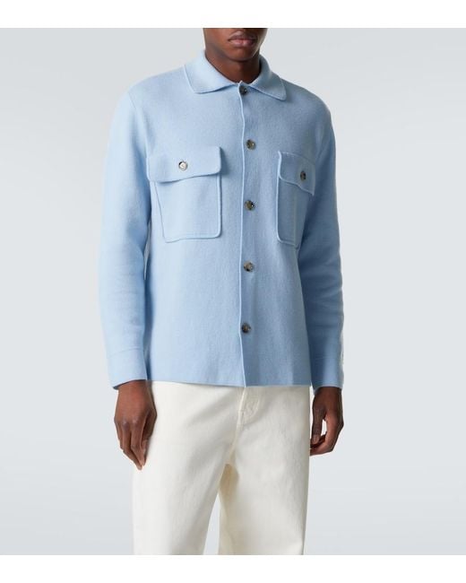 Camicia di Allude in Blue da Uomo