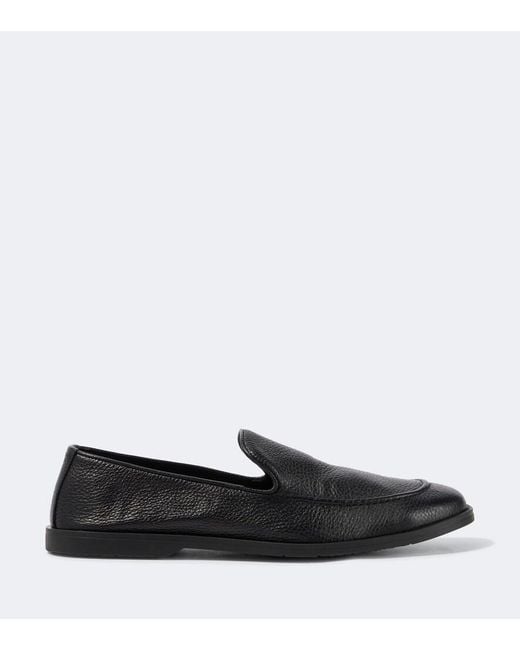 George Cleverley Black Cornwall Leather Loafers for men