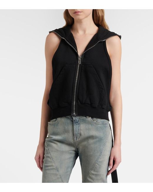 Chaleco De Jersey De Algodon Rick Owens de color Black
