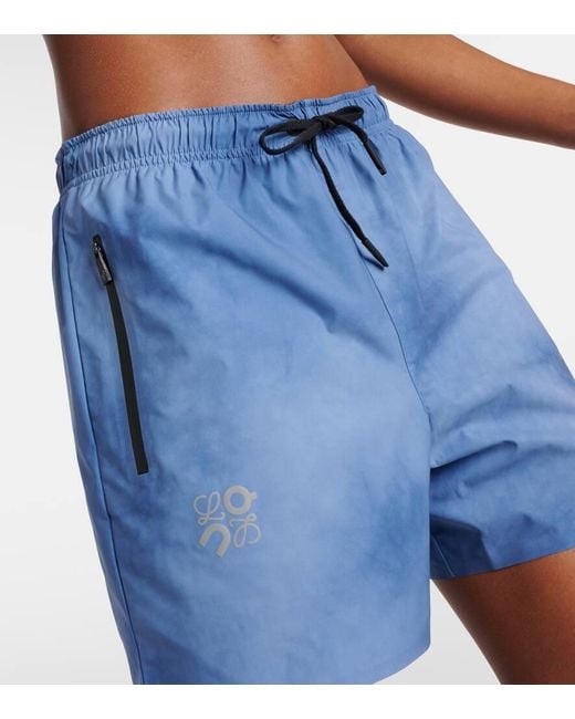 Loewe Blue X On Technical Shorts