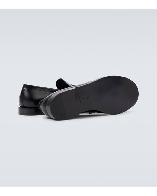 The Row Loafer Mit Quasten in Black für Herren