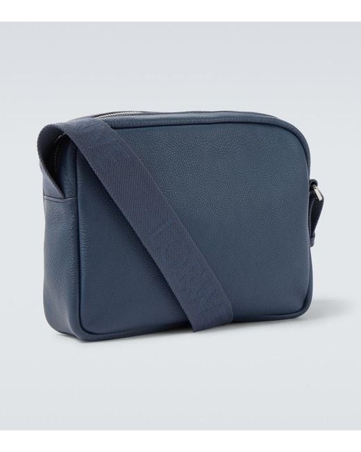 Borsa A Tracolla Pebble Medium di Loewe in Blue da Uomo