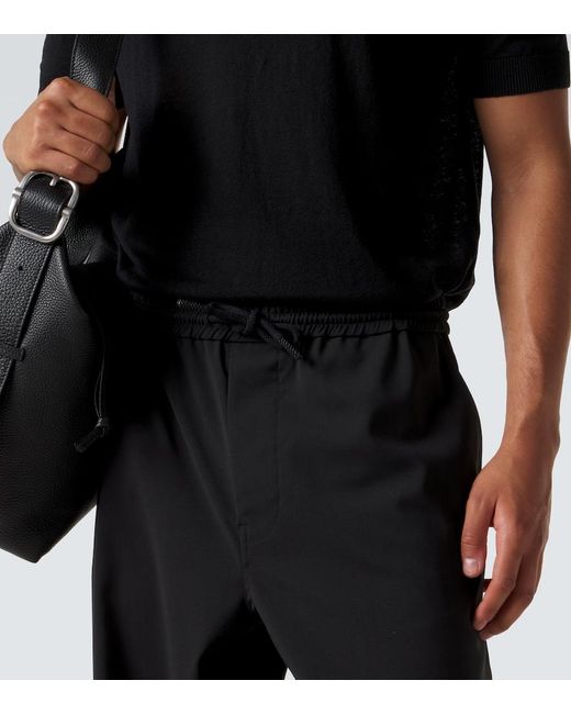 Loewe Blue Wool Straight Pants for men