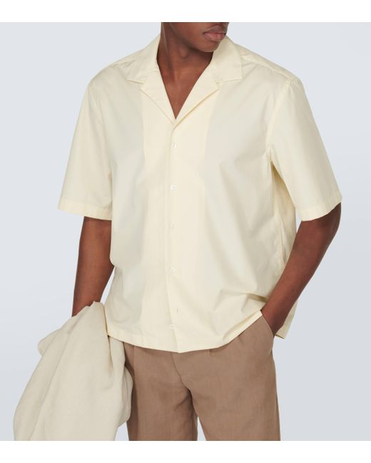 Lardini Natural Cotton Poplin Shirt for men