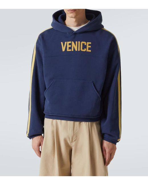 Sudadera Venice De Jersey De Algodon ERL de hombre de color Blue