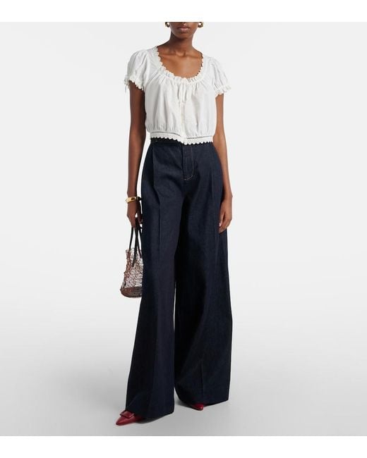 Top Nera di Doen in White