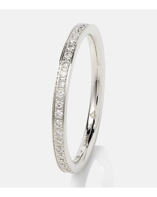 Repossi Metallic Berbere Platinum Ring With Diamonds