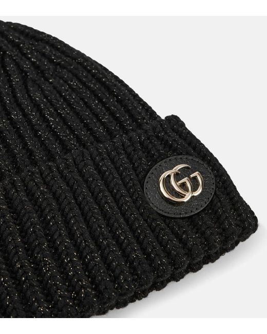 Berretto Double G di Gucci in Black