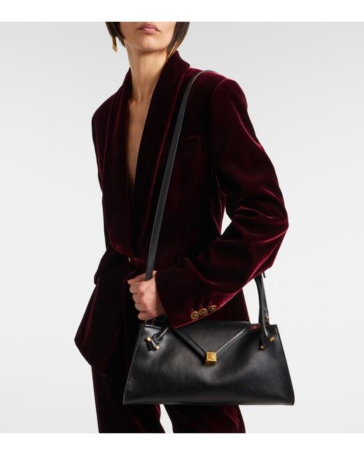 Borsa A Spalla Severine Medium di Versace in Black