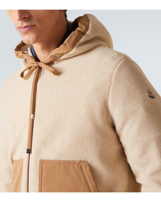 Sweat-Shirt A Capuche Moncler pour homme en coloris Natural