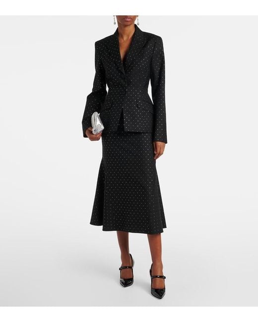 Manolo Blahnik Black Campari 90 Patent Leather Pumps