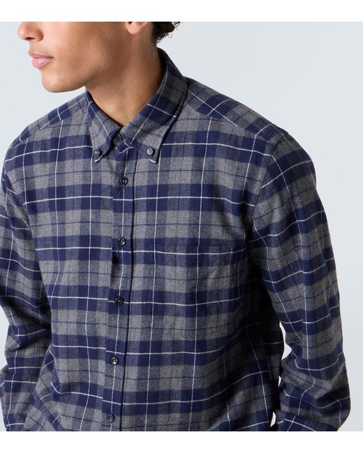 Camicia di Incotex in Blue da Uomo