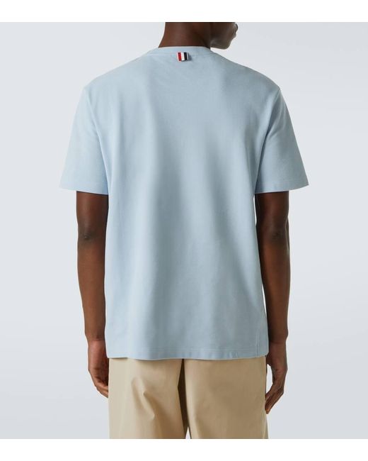 T-Shirt 4-Bar di Thom Browne in Blue da Uomo