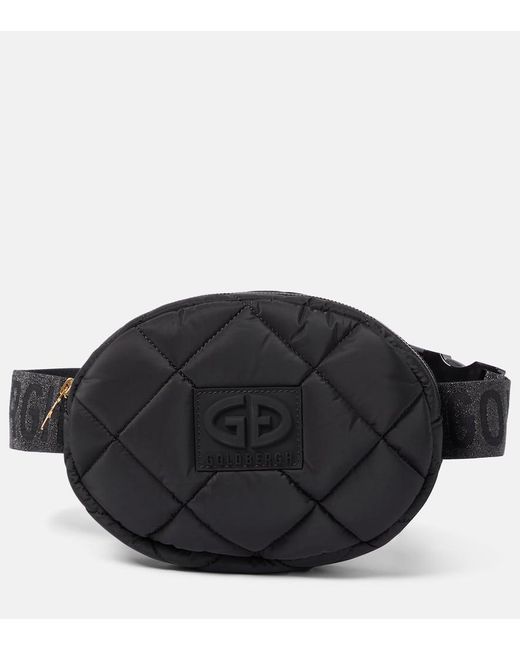 Goldbergh Black French Mini Belt Bag