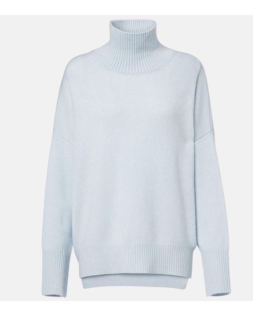 Lisa Yang White Oversize-Pullover Heidi Aus Kaschmir