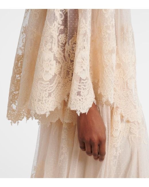 Zimmermann Natural Schluppenbluse Hypnotic Aus Spitze