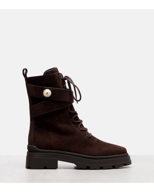 Jimmy Choo Brown Noemi 45 Suede Bootie