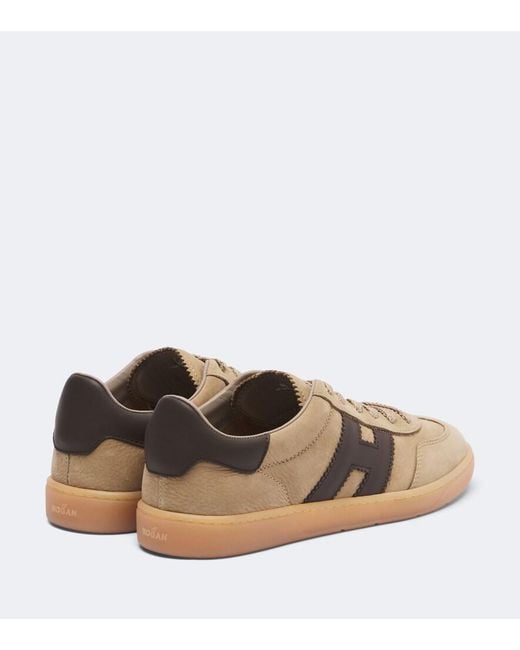 Hogan Natural H647 Leather Sneakers