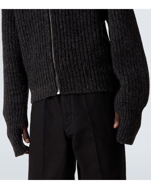 Lemaire Jacke Aus Yakwolle Und Alpakawolle in Black für Herren