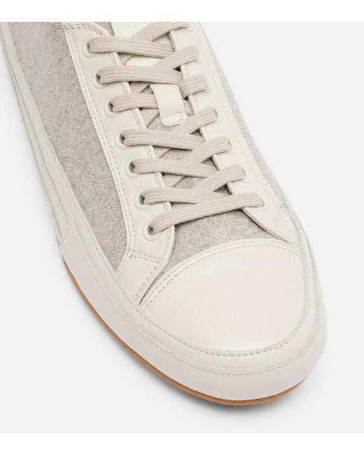 Tod's White Leather Sneakers