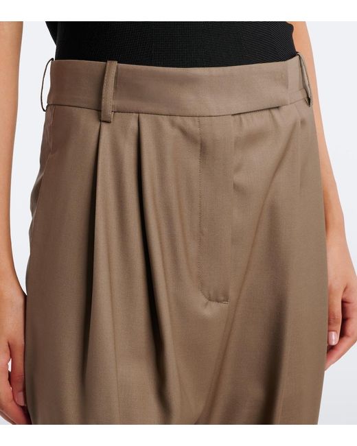 Rohe Brown Virgin Wool Balloon Pants