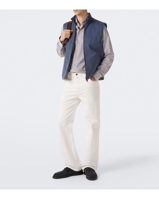 Tod's Blue Technical Vest for men