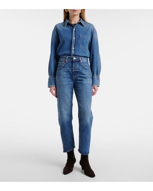 Citizens of Humanity Blue Dahlia Tapered Jeans