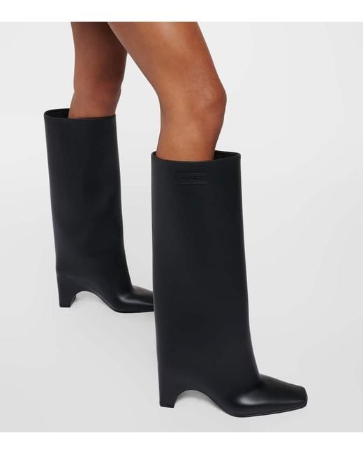 Coperni Black Stiefel Rubber Bridge