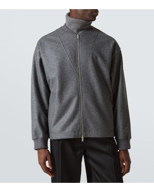 Jil Sander Jacke Aus Wolle in Gray für Herren