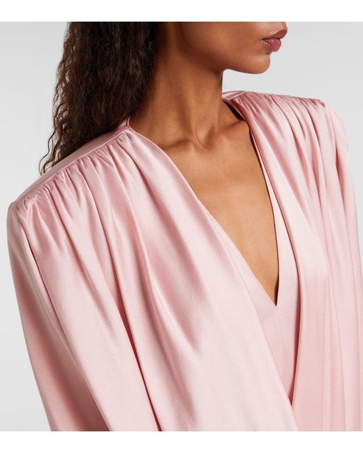 Stella McCartney Pink Minikleid Aus Satin