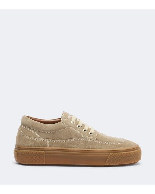Hogan Natural Crosswind Suede Platform Sneakers