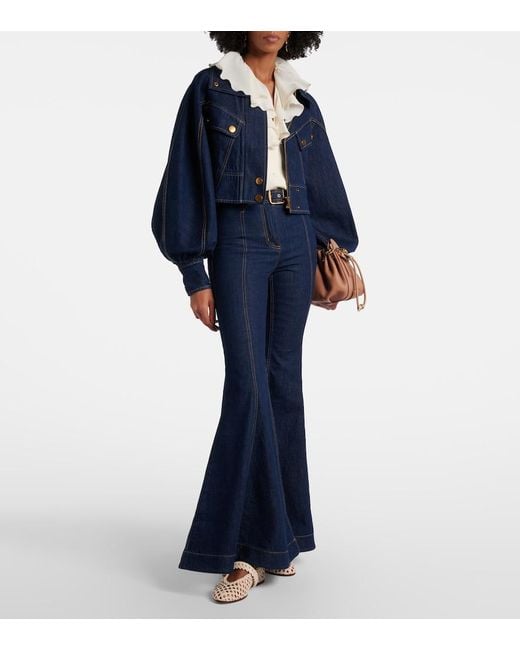 Zimmermann Blue Luna Denim Jacket