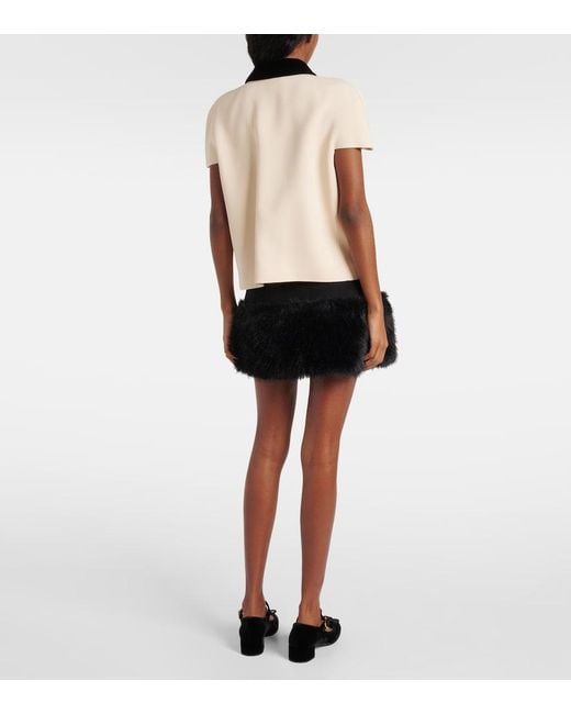Top Prada en coloris Natural