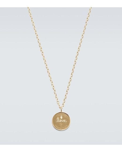 Sydney Evan White 14Kt Charm Necklace With Diamonds for men